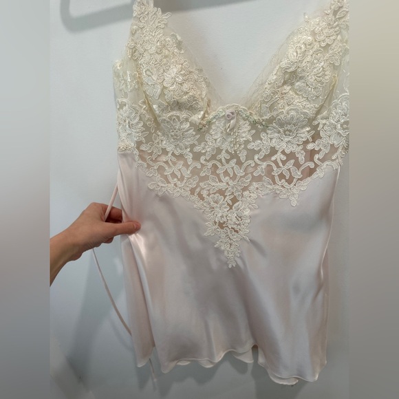 Jonquil By Diane Samandi Beautiful Flowing Peignoir Set Size M NEW - Picture 9 of 15